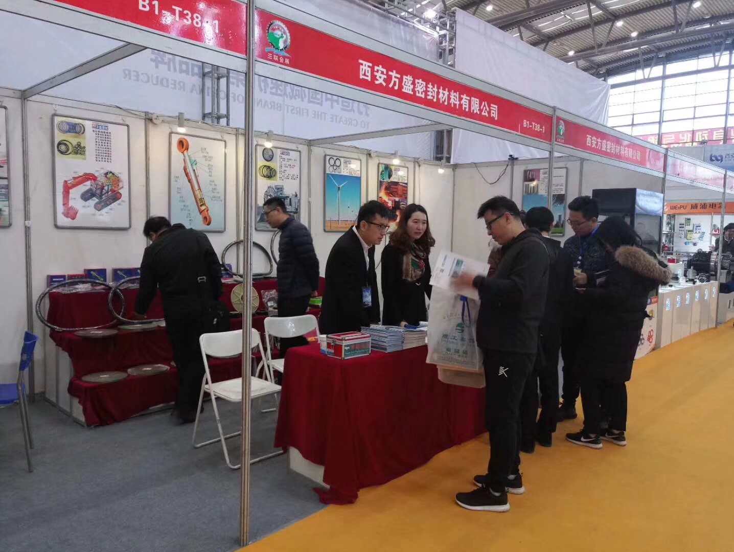 愛(ài)密特密封件公司：中國(guó)（西安）國(guó)際密封工業(yè)技術(shù)展覽會(huì)現(xiàn)場(chǎng)